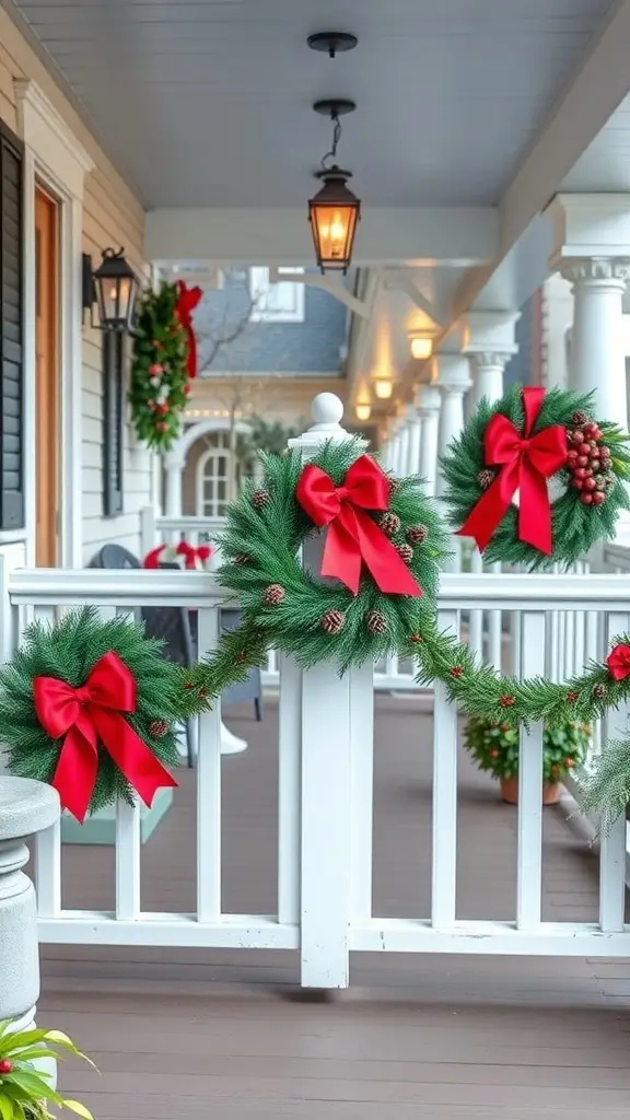27+ Festive Back Porch Christmas Decor Ideas 3