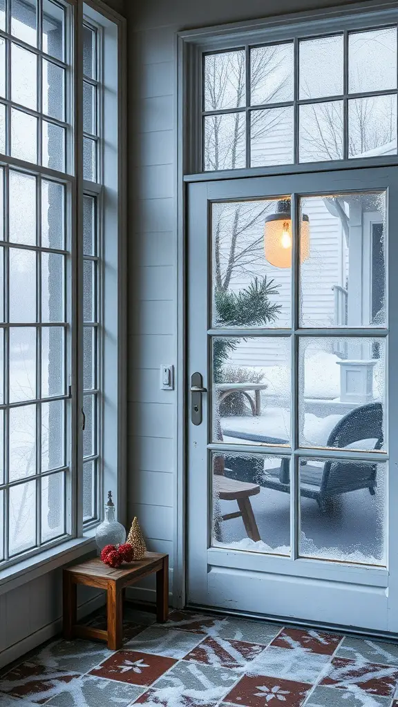 27+ Festive Back Porch Christmas Decor Ideas 12