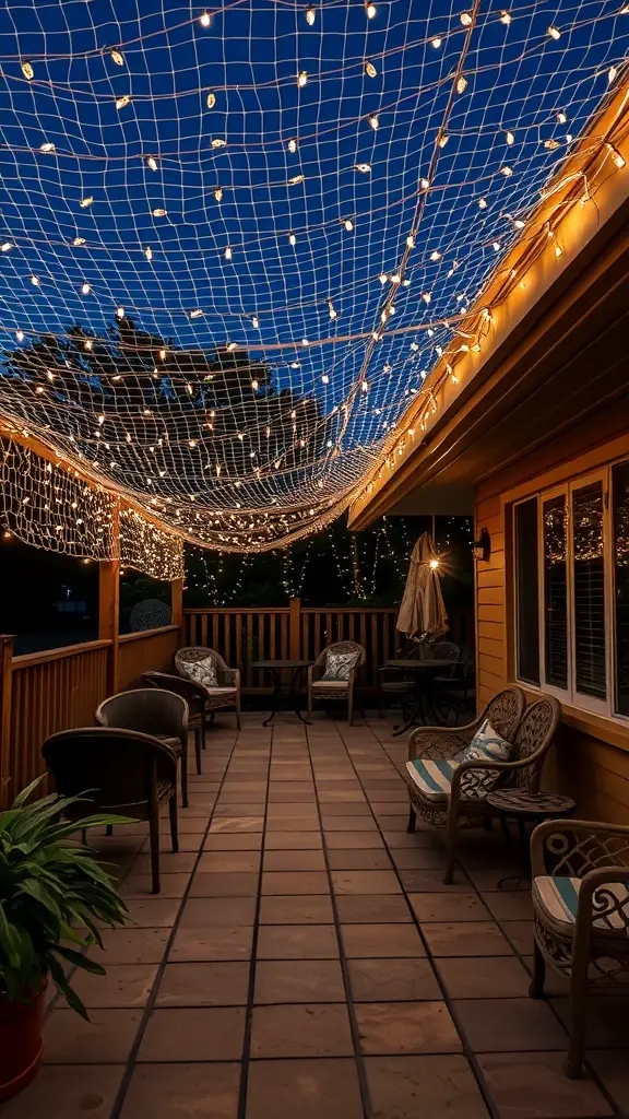 29+ Enchanting Christmas Patio Lights to Brighten Your Holiday Season 4
