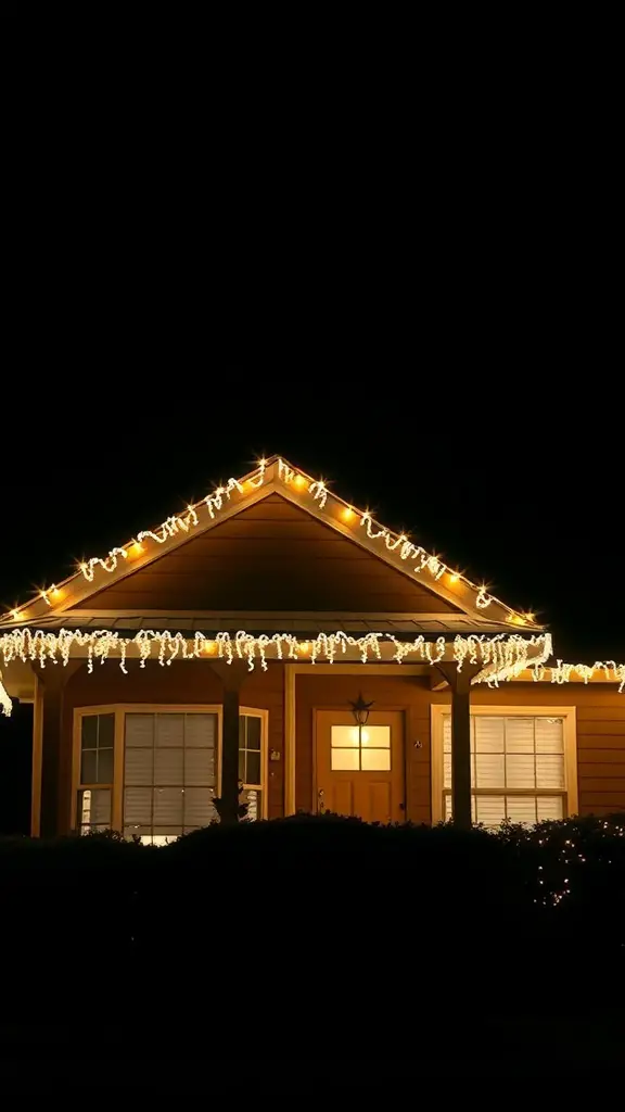 23+ Stunning Ways to Decorate Your House Exterior with Christmas Lights 2