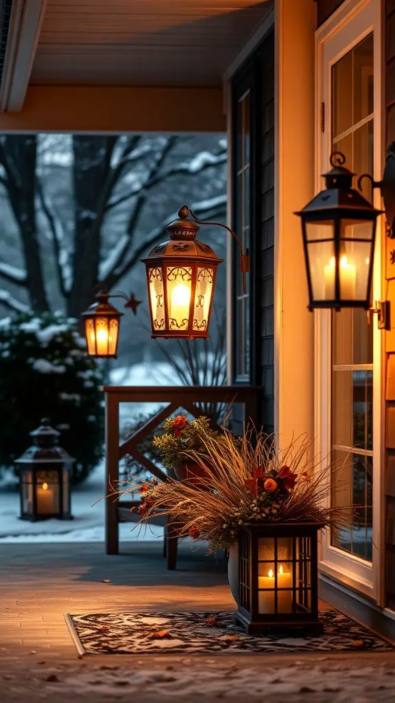 29+ January Front Porch Decor Ideas to Welcome Winter 5