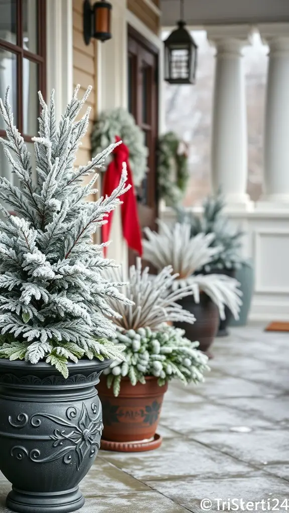 29+ January Front Porch Decor Ideas to Welcome Winter 8