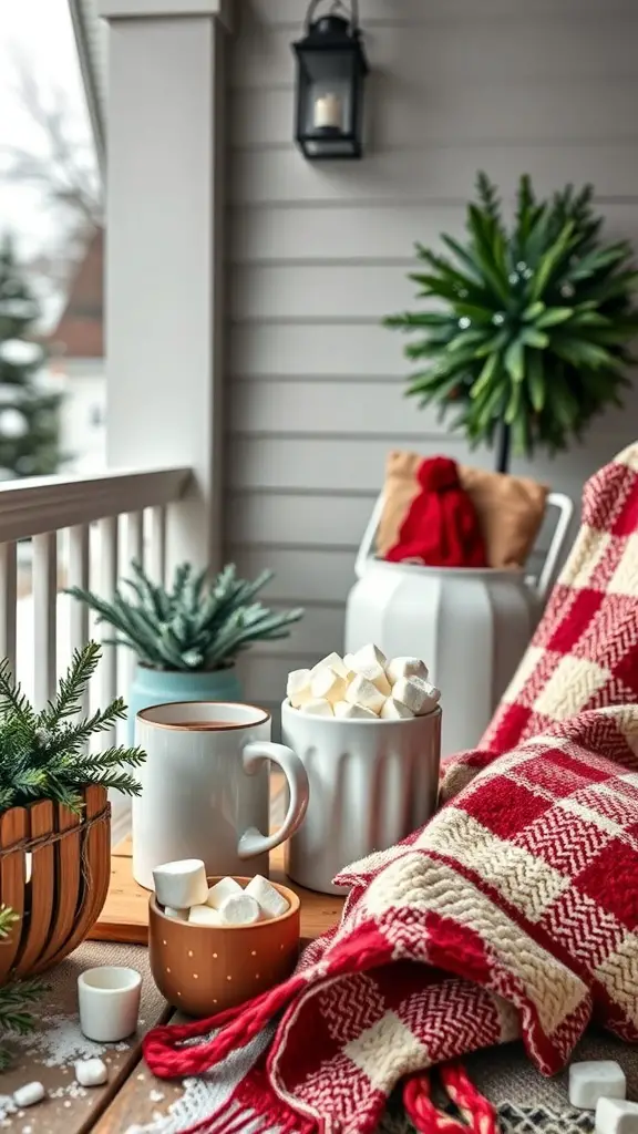 29+ January Front Porch Decor Ideas to Welcome Winter 15