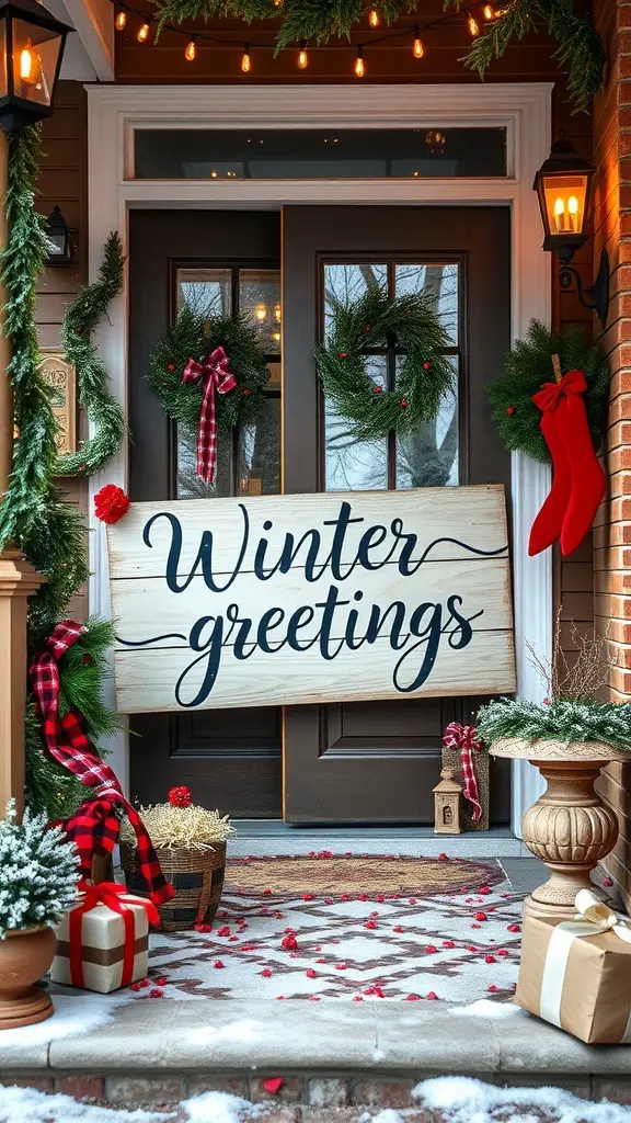 27+ Cozy Winter Porch Decor Ideas to Transform Your Entryway 4 27+ Cozy Winter Porch Decor Ideas to Transform Your Entryway 4