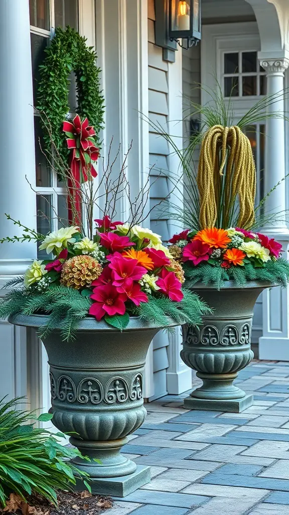 27+ Cozy Winter Porch Decor Ideas to Transform Your Entryway 9 27+ Cozy Winter Porch Decor Ideas to Transform Your Entryway 9
