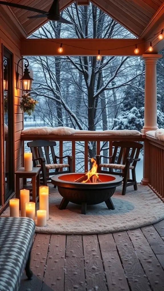 27+ Cozy Winter Porch Decor Ideas to Transform Your Entryway 11 27+ Cozy Winter Porch Decor Ideas to Transform Your Entryway 11