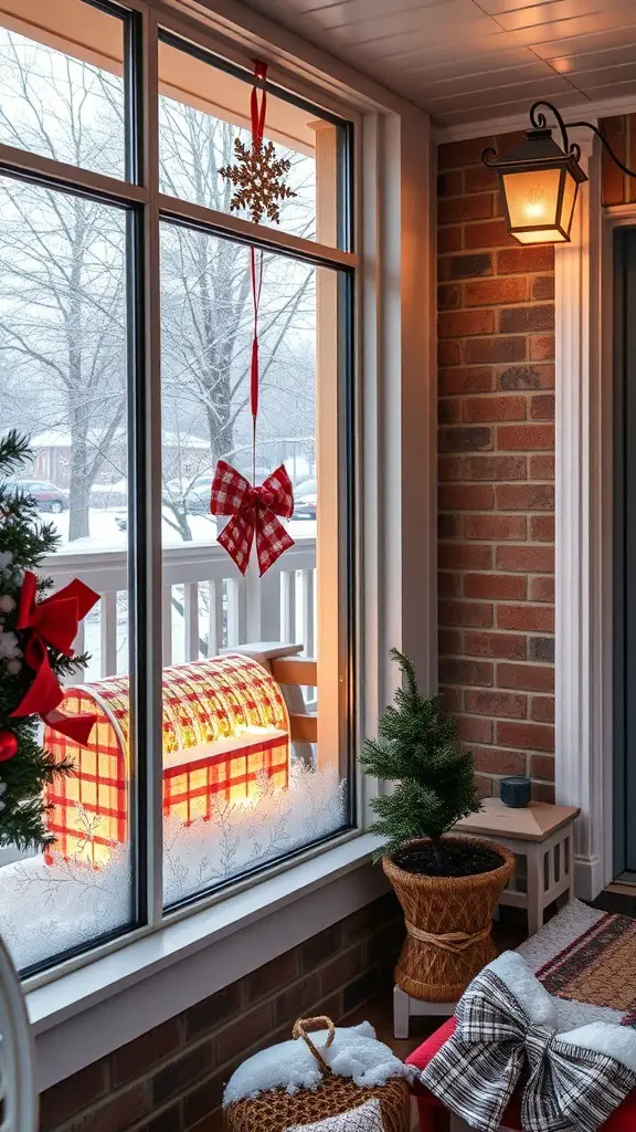 27+ Cozy Winter Porch Decor Ideas to Transform Your Entryway 13 27+ Cozy Winter Porch Decor Ideas to Transform Your Entryway 13