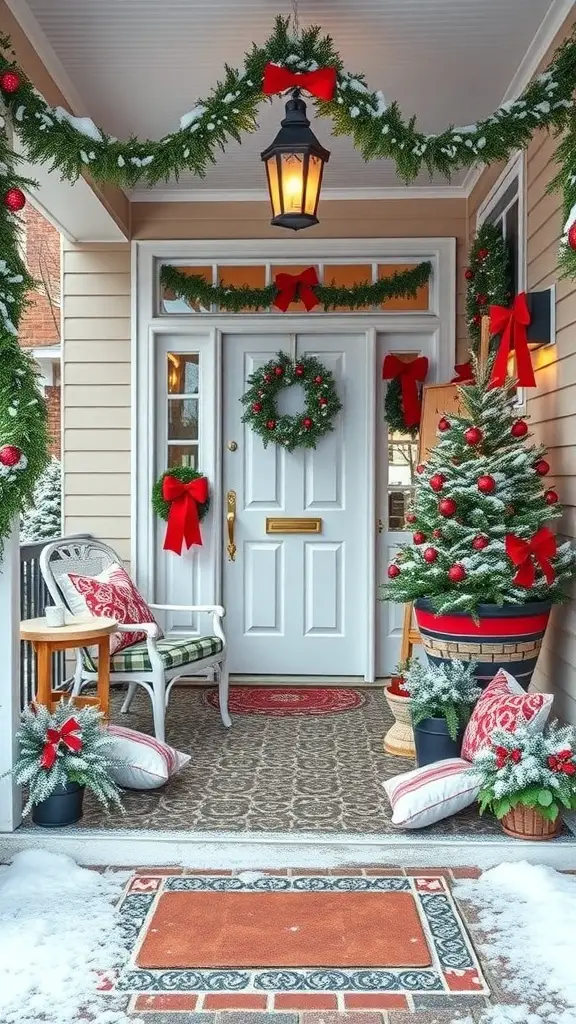 27+ Cozy Winter Porch Decor Ideas to Transform Your Entryway 15 27+ Cozy Winter Porch Decor Ideas to Transform Your Entryway 15