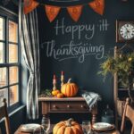 25+ Stunning Thanksgiving Chalkboard Art Ideas You'll Love 8
