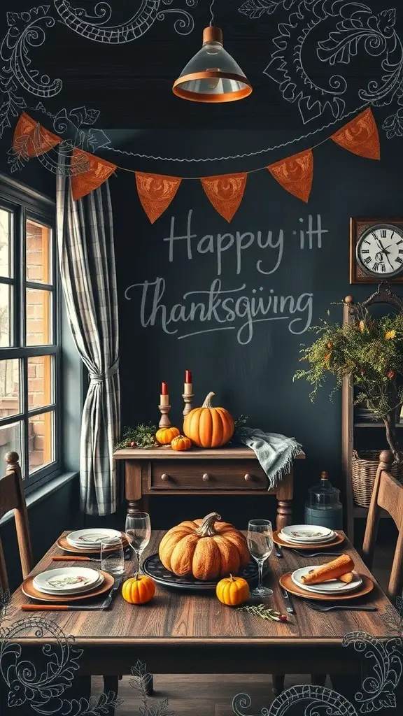 25+ Stunning Thanksgiving Chalkboard Art Ideas You'll Love 1