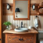29+ Rustic Bathroom Wood Accent Ideas for a Cozy Retreat 8