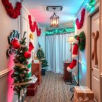 27+ Festive Christmas Hallway Ideas to Transform Your Home 6
