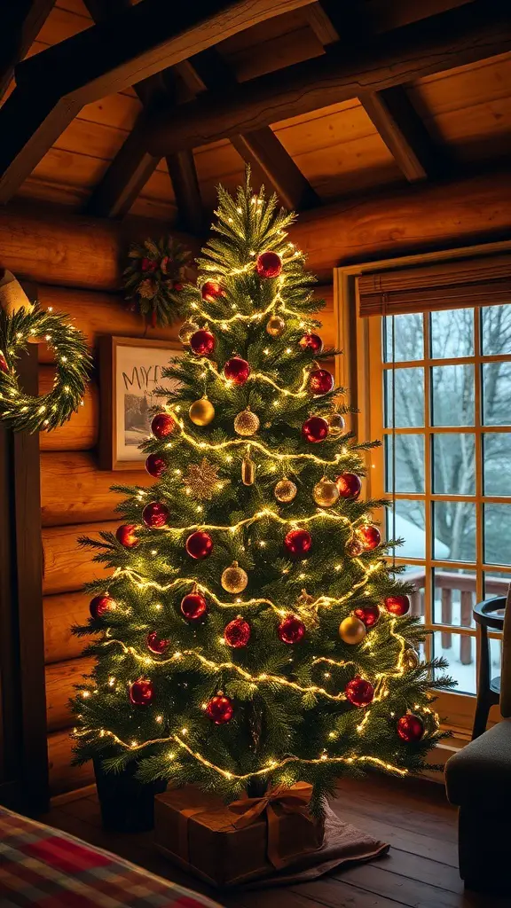 25+ Cozy Cabin Christmas Tree Ideas to Transform Your Holiday Decor 1
