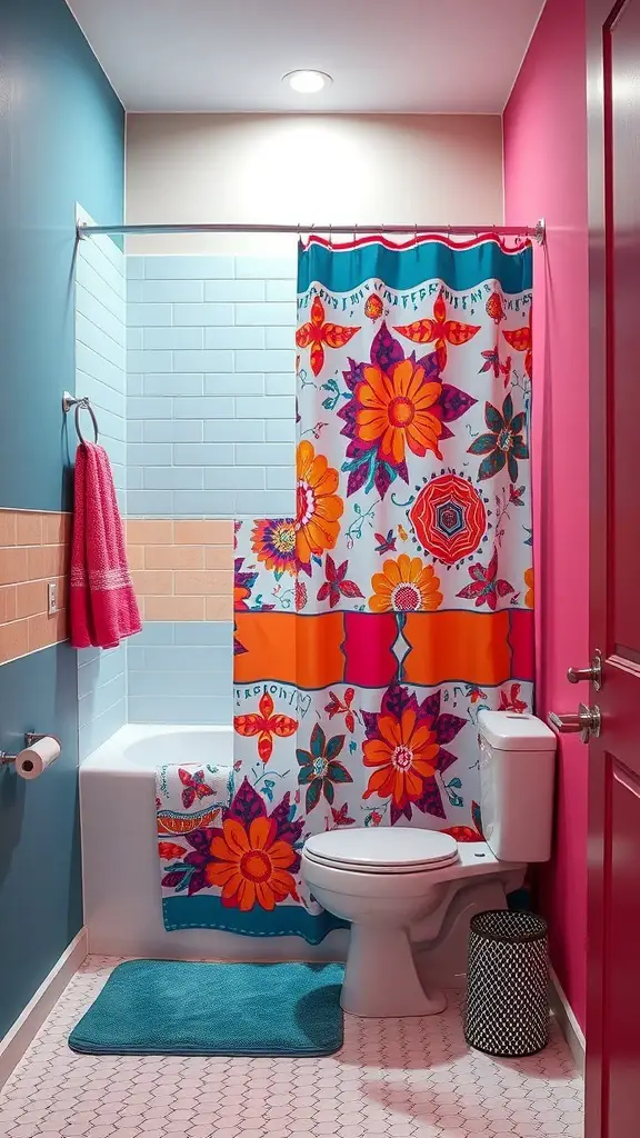 29+ Small Bathroom Shower Curtain Ideas to Transform Your Space 1