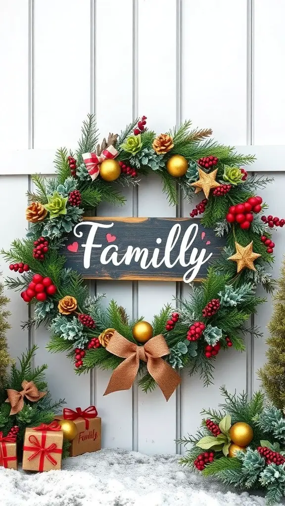 27+ Stunning New Year Wreath Ideas for a Festive Welcome 1