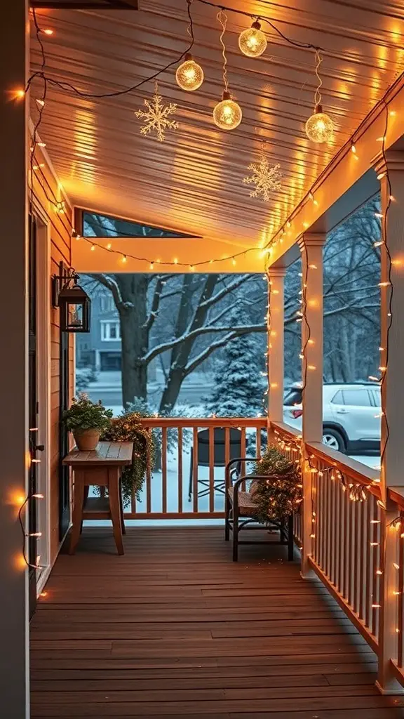 27+ Festive Back Porch Christmas Decor Ideas 5