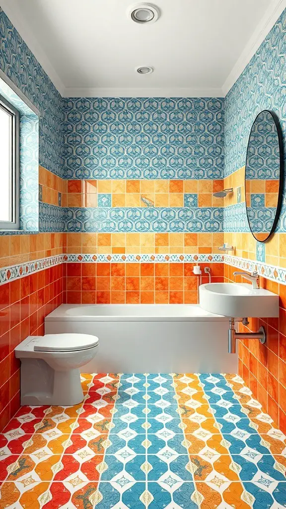 23+ Stunning Mixed Tile Bathroom Accent Ideas You’ll Love 1