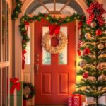 25+ Christmas Entryway Decor Ideas to Transform Your Home 8