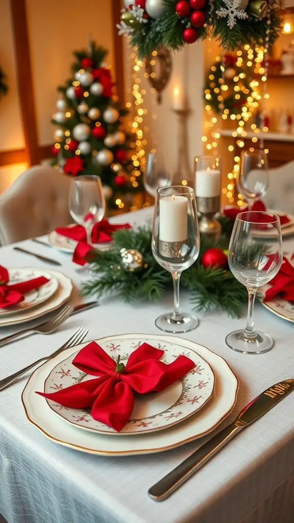 27+ Stunning Christmas Dining Room Decor Ideas 1