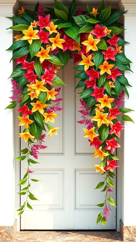 31+ Creative Garland Ideas for Doorway Decor 1