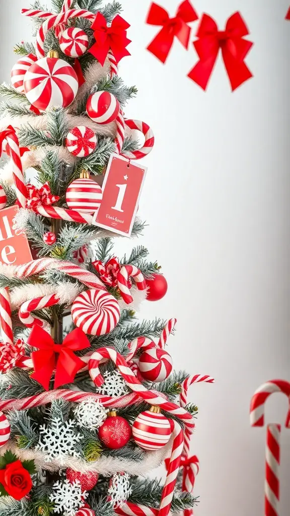 23+ Festive Red and White Christmas Tree Ideas to Inspire Your Holiday Decor 1