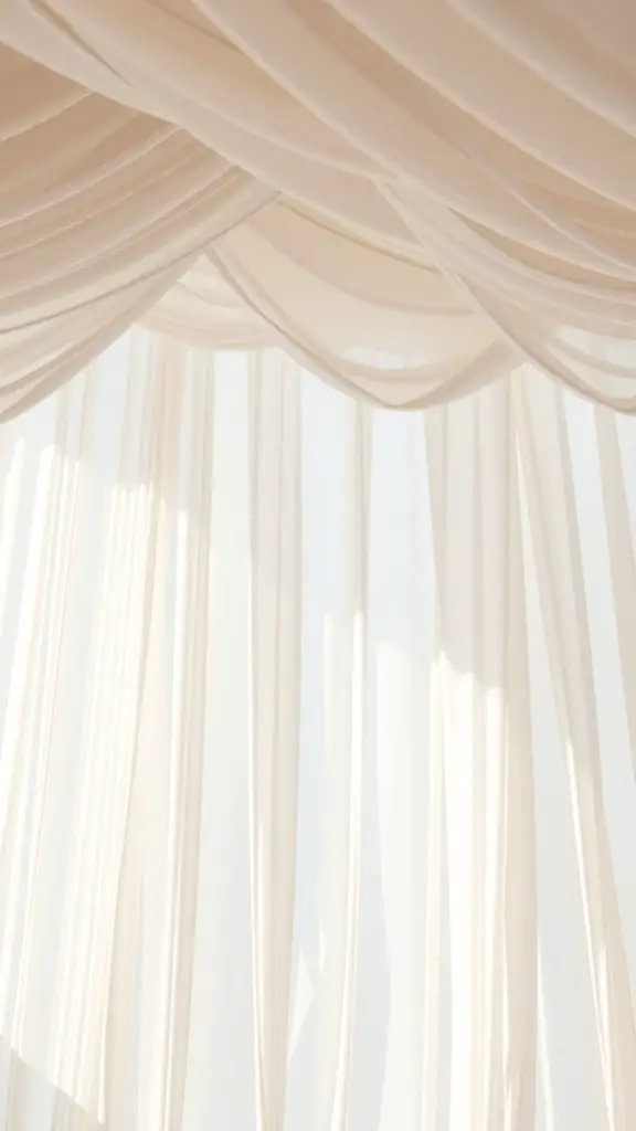 27+ Creative Ceiling Decoration Ideas for Every Room 8 Softly draped fabric creating a beautiful ceiling effect