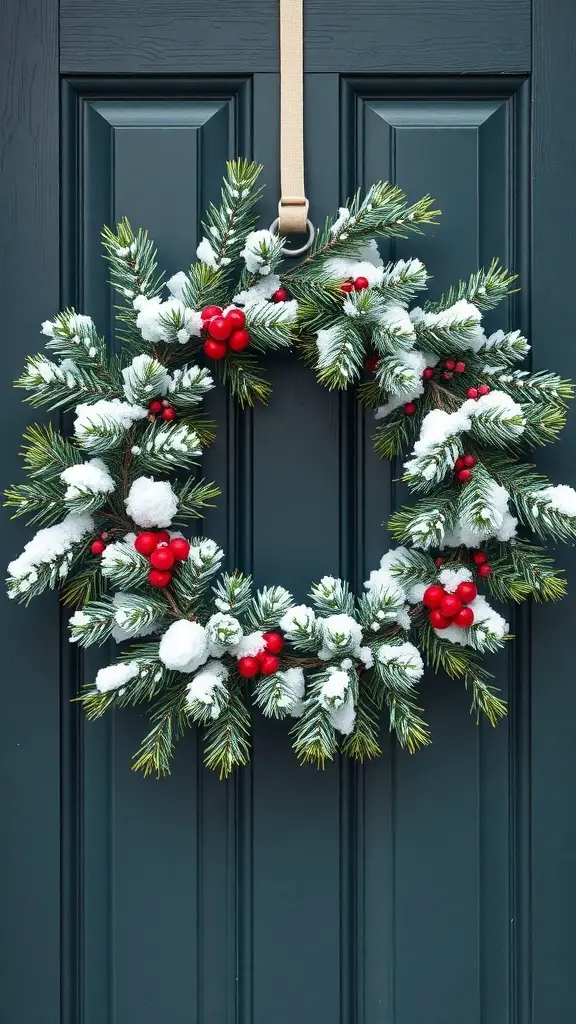 23+ Beautiful January Wreath Ideas to Brighten Your Home 1