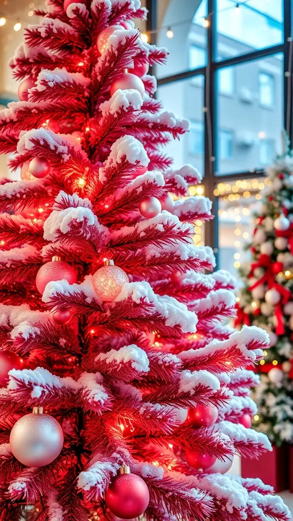 25+ Stunning Red, Green, and White Christmas Tree Decor Ideas 1