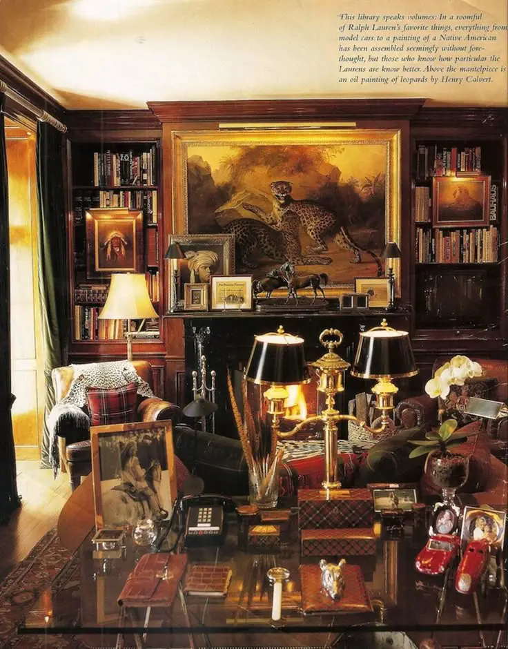29+ Stunning Ralph Lauren Library Designs You’ll Love 9 29+ Stunning Ralph Lauren Library Designs You’ll Love 4