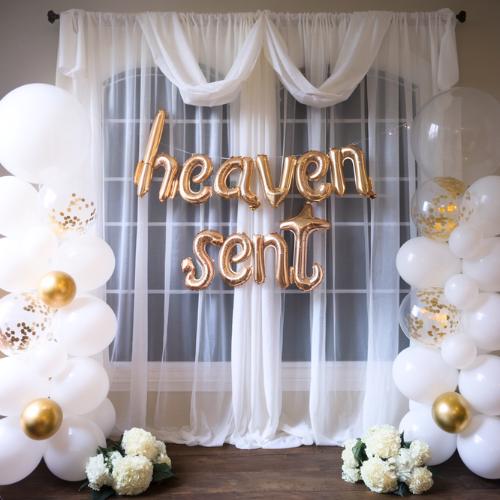 29+ Heaven Sent Baby Shower Theme Ideas 16