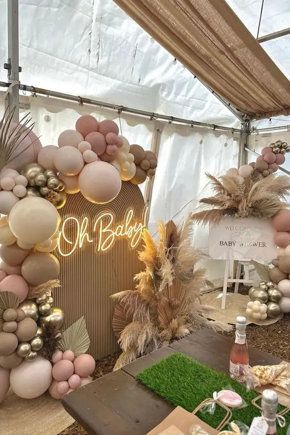 41+ Neutral Baby Shower Ideas 9