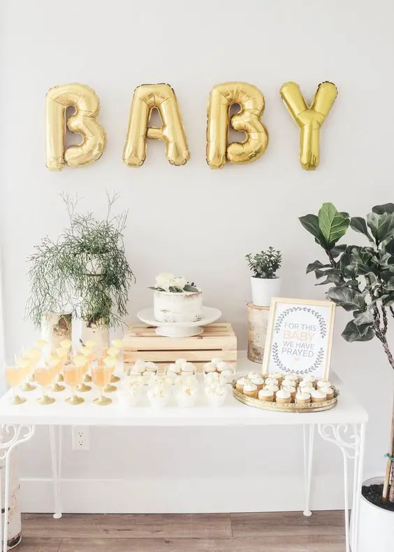 41+ Neutral Baby Shower Ideas 11