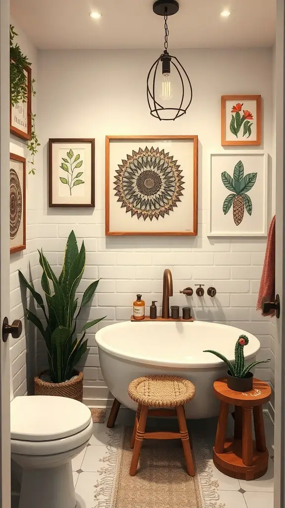 29+ Stunning Boho Bathroom Ideas You'll Love 2