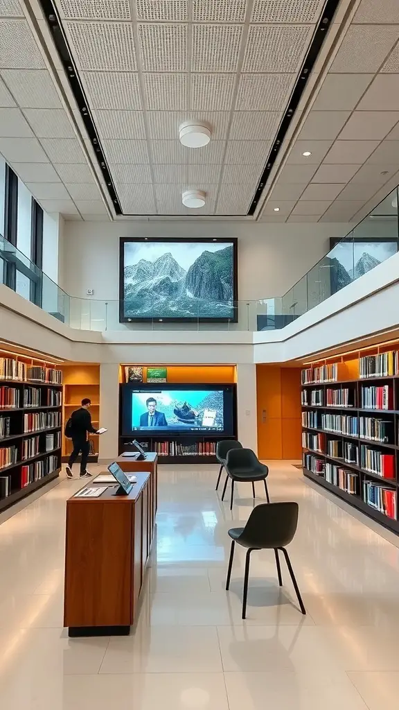 29+ Stunning Ralph Lauren Library Designs You’ll Love 12 Interior view of the Ralph Lauren Library featuring modern design and technology.