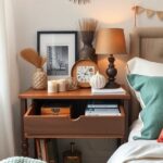 27+ Creative Bedside Table Ideas to Transform Your Bedroom 38 27+ Creative Bedside Table Ideas to Transform Your Bedroom 8