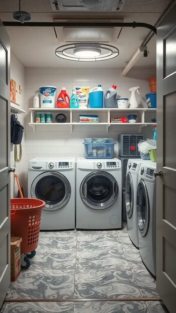 31+ Inspiring Basement Laundry Room Ideas You’ll Love 1