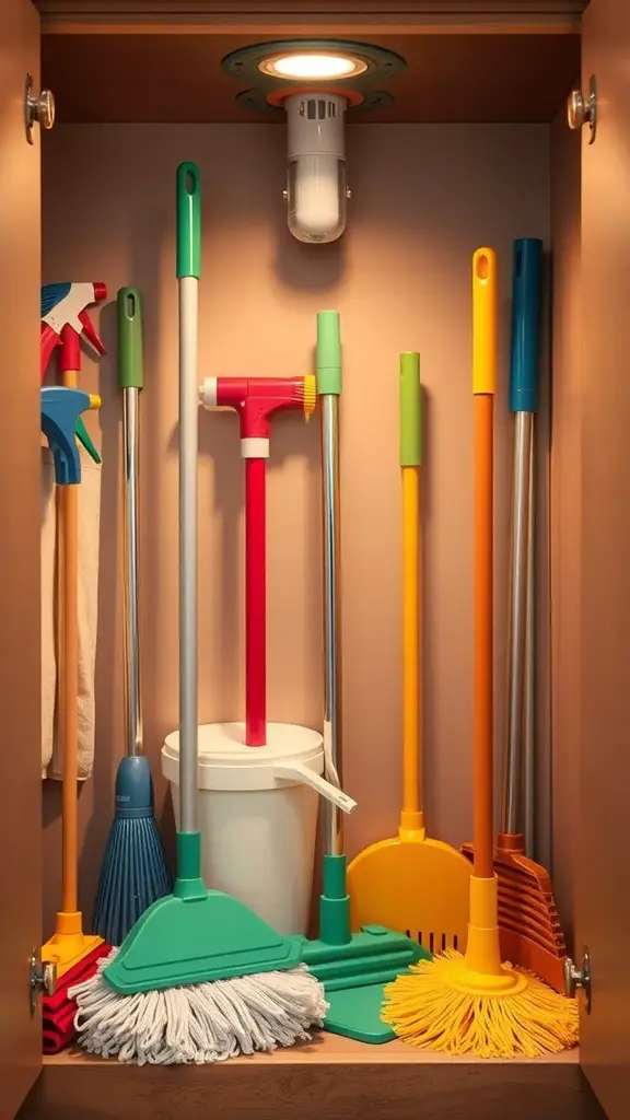 29+ Creative Mop and Broom Storage Ideas for an Organized Home 1