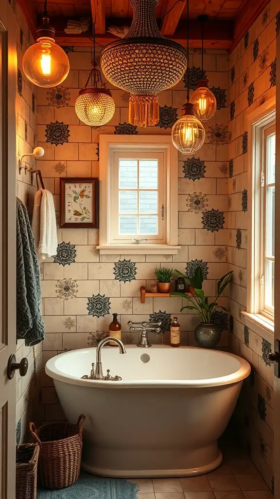 29+ Stunning Boho Bathroom Ideas You'll Love 1