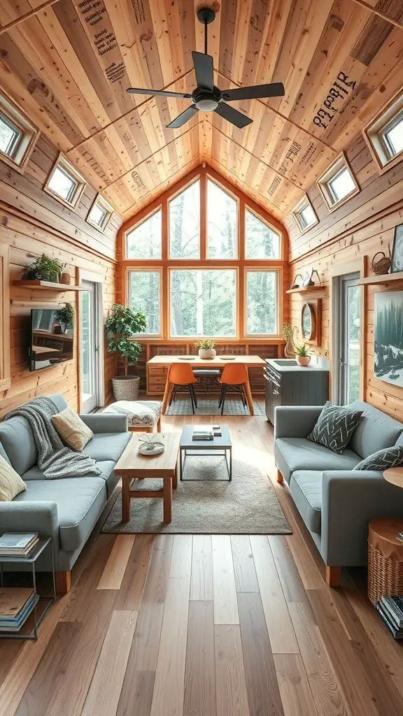 25+ Inspiring Tiny Cabin Interiors You’ll Love 1