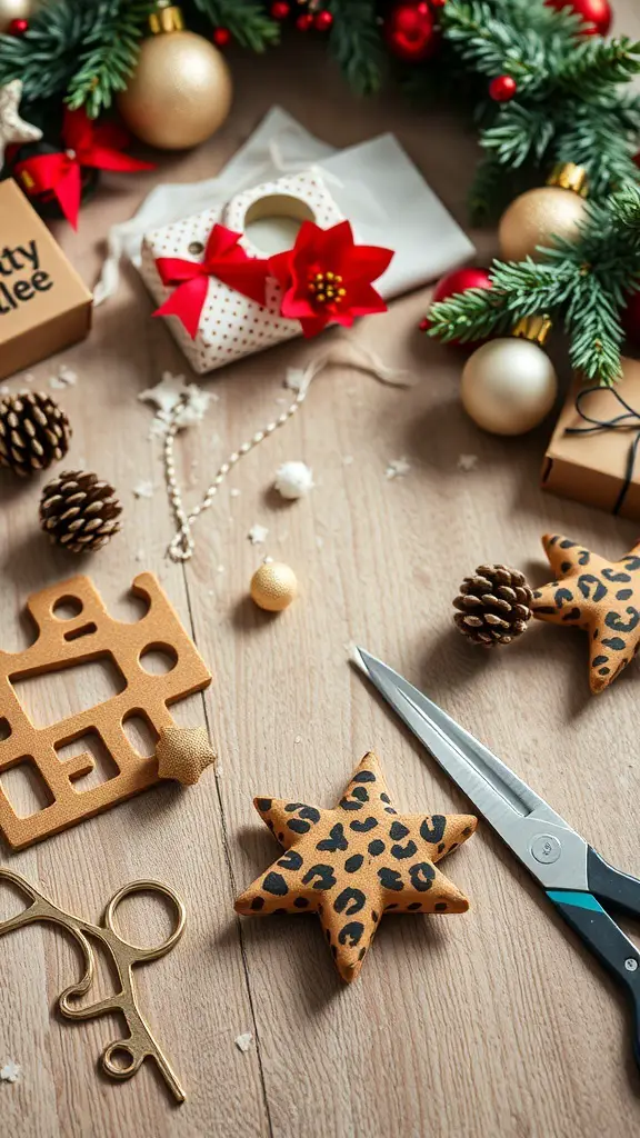 29+ Stunning Leopard Christmas Decor Ideas to Elevate Your Holiday Style 13 Leopard print holiday crafts with ornaments and decorations