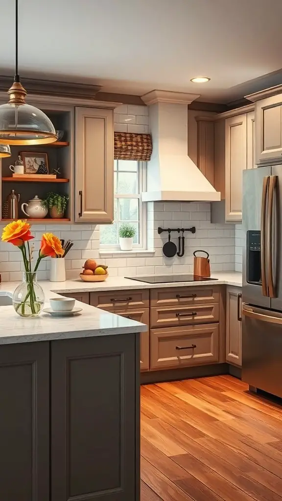 29+ Stunning Taupe Kitchen Cabinets to Elevate Your Home Decor 1