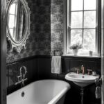 25+ Stunning Black and White Bathroom Ideas You’ll Love 36 25+ Stunning Black and White Bathroom Ideas You’ll Love 6
