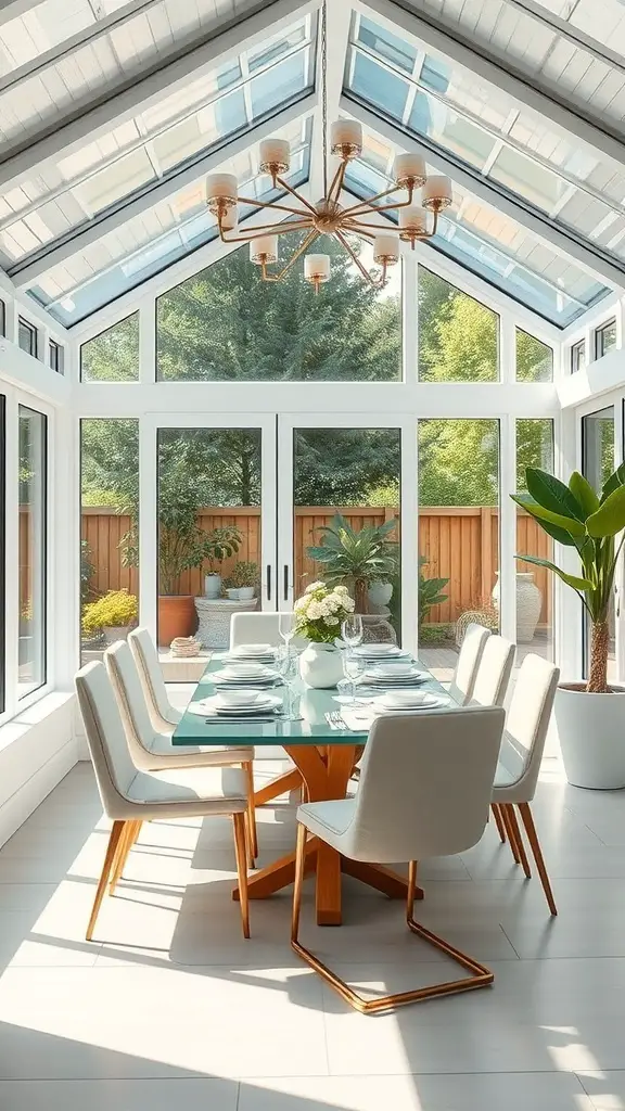 25+ Stunning Sunroom Dining Room Ideas Off the Kitchen 1