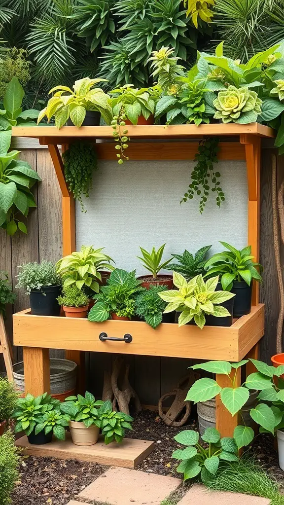 27+ Creative Potting Table Ideas for Your Garden 1