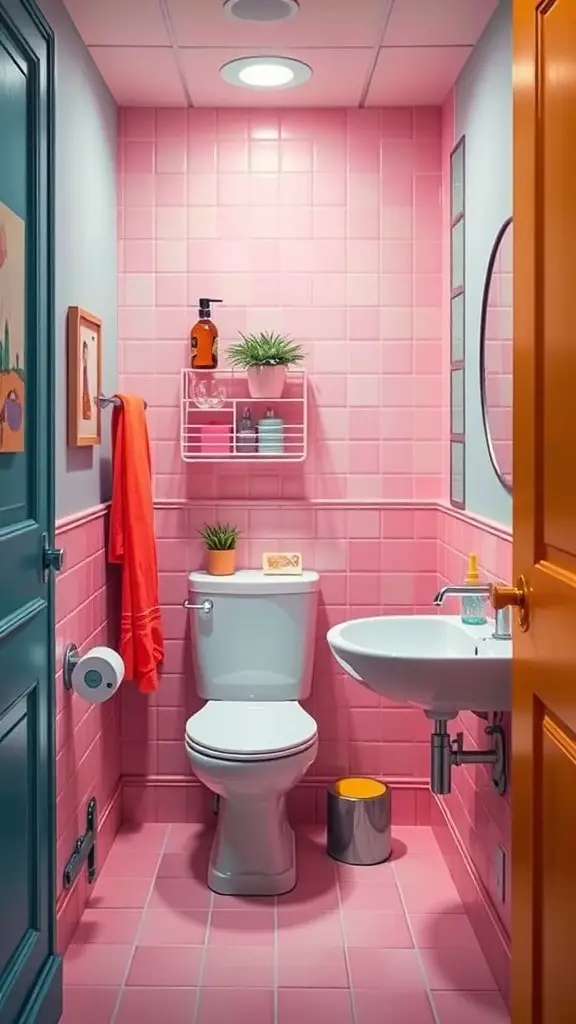 23+ Funky Small Bathroom Ideas That Maximize Style and Space 1