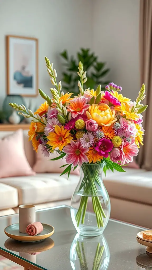 23+ Spring Coffee Table Decor Ideas 1