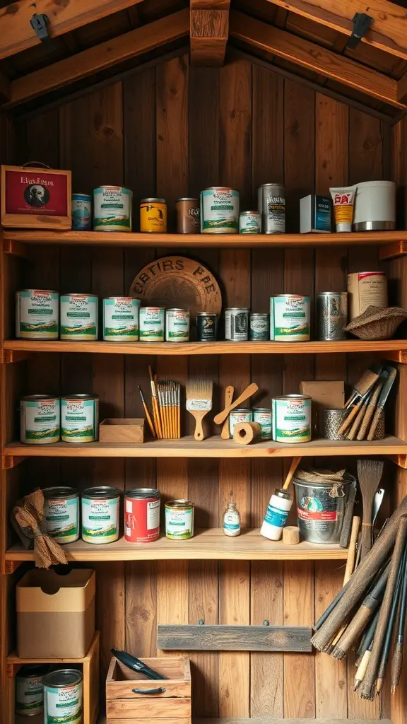 29+ Creative Shed Shelving Ideas to Maximize Your Space 1