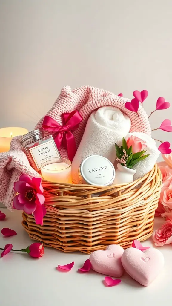 27+ Thoughtful Valentine's Basket Ideas for Her 1