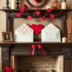 27+ Romantic Valentine's Mantle Decor Ideas You'll Adore 8