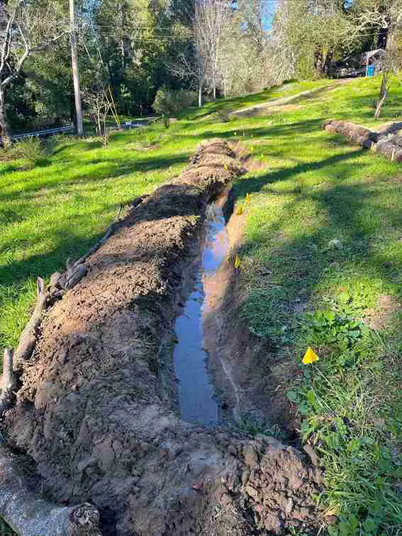 How to Build a Drainage Ditch Step by Step 5